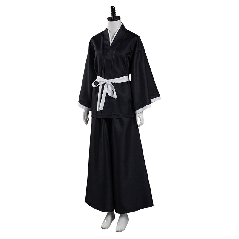 SeeCosplay Anime Men Black Japanese Kimono Costume Halloween Carnival Suit Cosplay