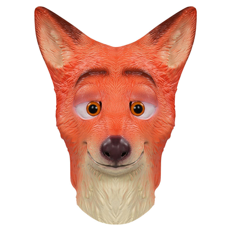 2022 Zootopia 2：Nick Mask Cosplay Latex Masks Helmet Masquerade Halloween Party Costume Props