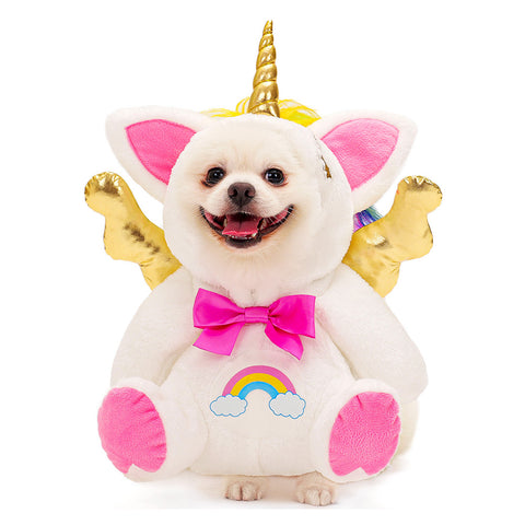 2023Halloween pet costume Unicorn Pet Dog Cosplay Costume Outfits Halloween Carnival Party Suit Toy