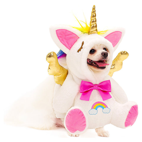 2023Halloween pet costume Unicorn Pet Dog Cosplay Costume Outfits Halloween Carnival Party Suit Toy