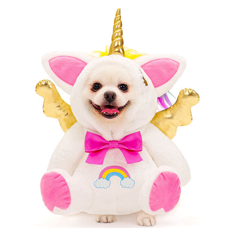 2023Halloween pet costume Unicorn Pet Dog Cosplay Costume Outfits Halloween Carnival Party Suit Toy