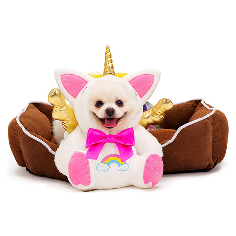 2023Halloween pet costume Unicorn Pet Dog Cosplay Costume Outfits Halloween Carnival Party Suit Toy