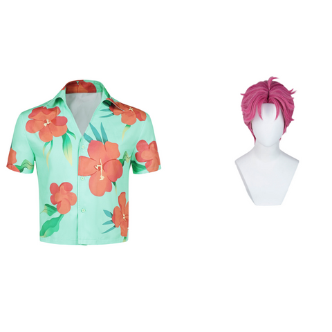 Abby Cosplay Green Shirt For Adult Man Halloween Carnival Suit-Seecosplay