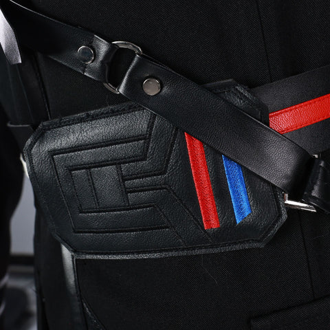 Love and Deepspace Costume Caleb Cosplay Black Farspace Colonel Male Suit