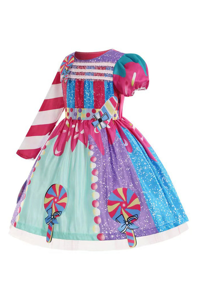 Kids Costumes: Candy Princess Dress Cosplay Costume Outfits Fantasia Halloween Carnival Party Disguise Suit GirlKidsCostume