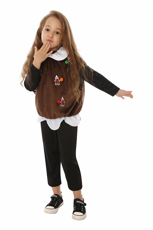 [Full In Stock] Christmas Costume: Kids candy Christmas  Cosplay Costume Outfits Halloween Carnival Suit