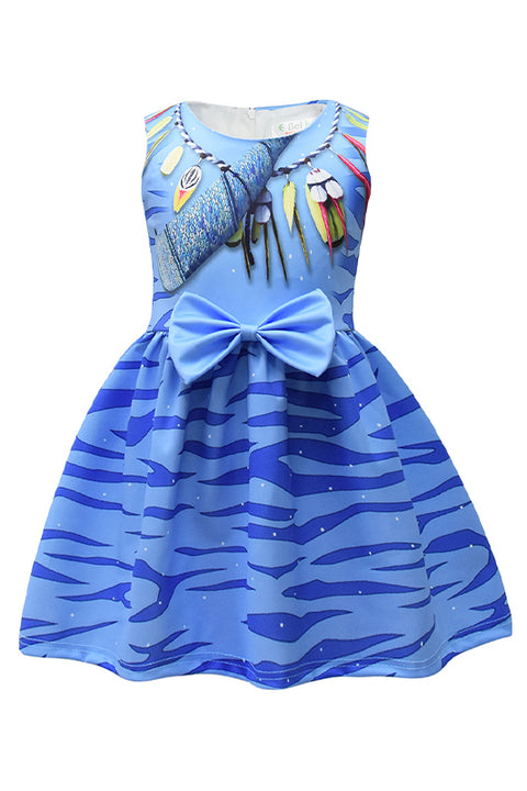 SeeCosplay Kids Children Avatar Neytiri Dress Cosplay Costume Halloween Carnival Suit
