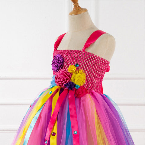 Purim costumes Unicorn Tutu Dress Outfits for Kids Girls Age 6-8 Carnival Suit Cosplay Costume GirlKidsCostume Female