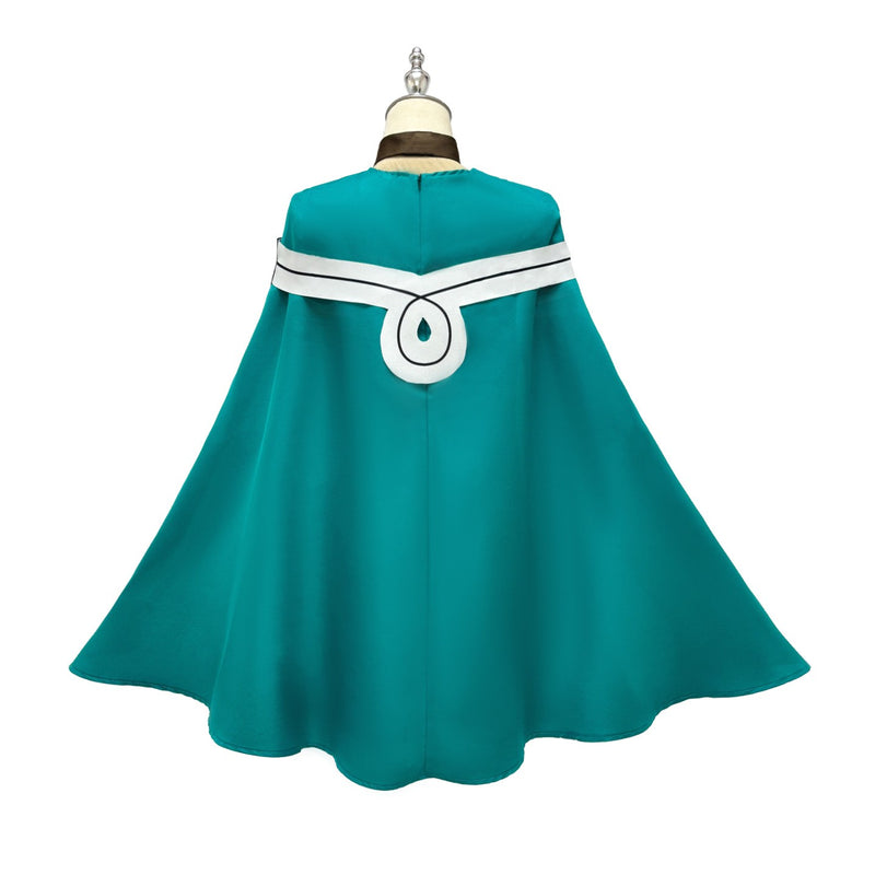 Tongari Boushi no Atelier Coco Cosplay Green Dress Halloween Carnival Party Suit