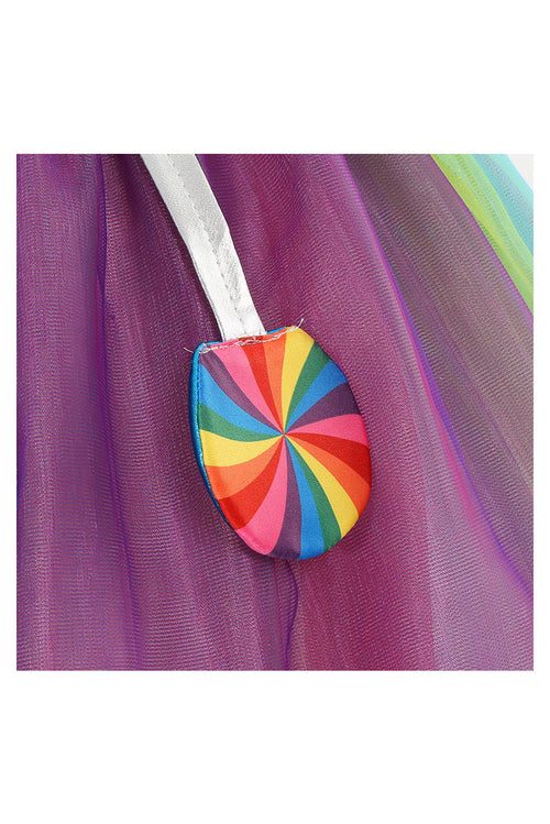 Kids Costumes: Girls Candy Princess Party Dress Cosplay Costume Outfits Fantasia Halloween Party Disguise Suit GirlKidsCostume