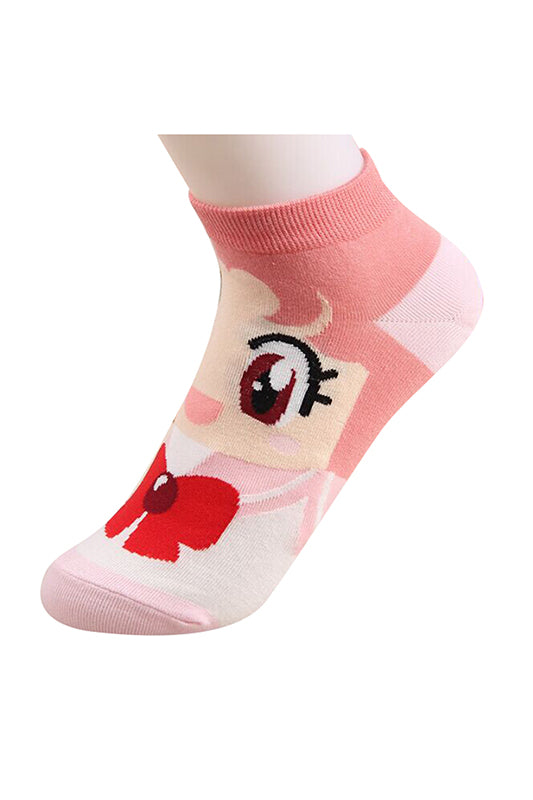 [Full In Stock] Sailor Moon Cosplay Socks 6 Pairs of Socks  Halloween Carnival Party Costume Accessories  Gifts