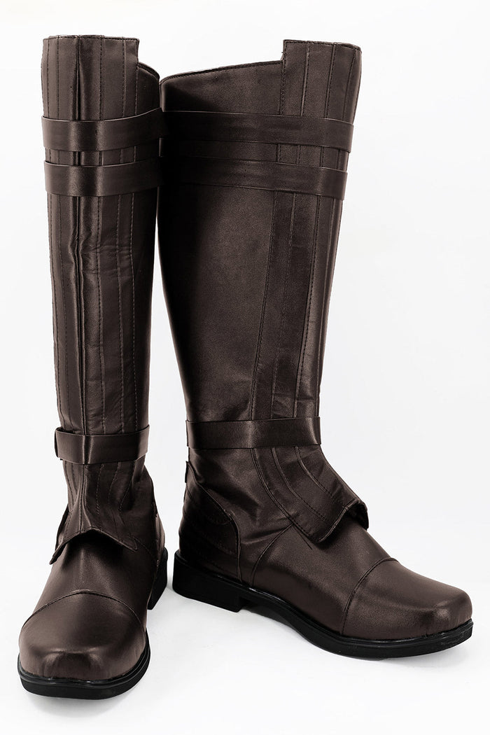 [All Sizes In Stock] Anakin Skywalker Brown Boots Shoes SWCostume