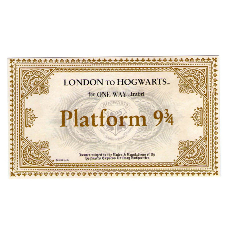 IOONCHI Hogwarts Cosplay Platform 9 3 / 4 ticket 10 pieces Platform Card Gift for movie lover