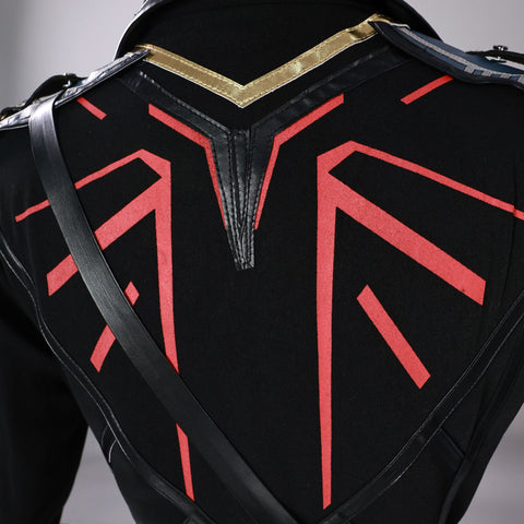 Love and Deepspace Costume Caleb Cosplay Black Farspace Colonel Male Suit