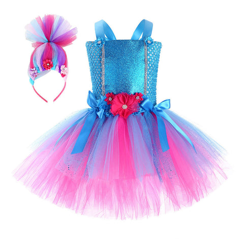 Purim costumes Girls Cosplay Costume Kids Tutu Dress Outfits Fantasia Carnival Party Disguise Suit GirlKidsCostume