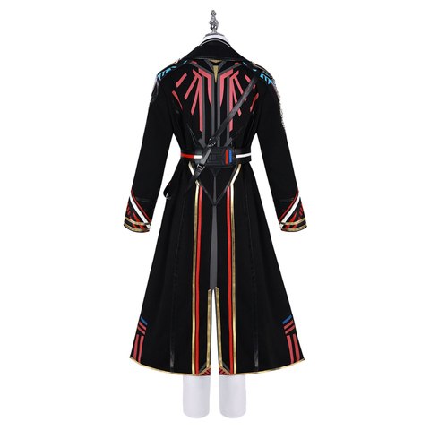 Love and Deepspace Costume Caleb Cosplay Black Farspace Colonel Male Suit