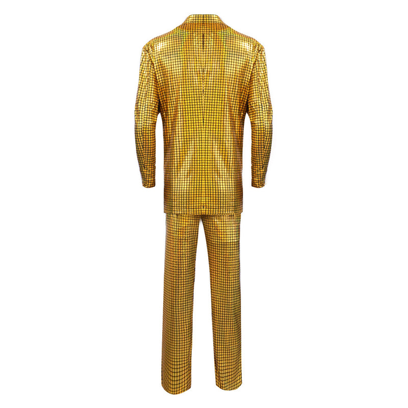 70S 80S Disco Cosplay Costume Outfits Halloween Carnival Party Suit