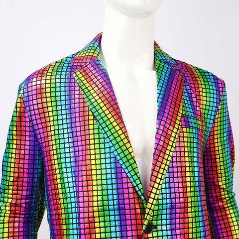 70S 80S Disco Cosplay Costume Outfits Halloween Carnival Party Suit