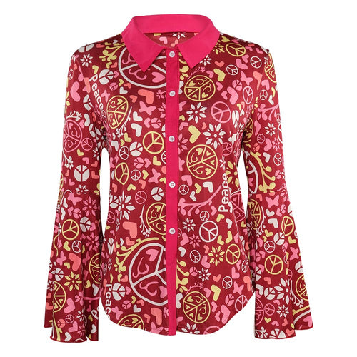 70s Outfits for Women Hippie Costume Set 1960's 1970's Hippie Costume Cosplay Costume Outfits Halloween Carnival Suit