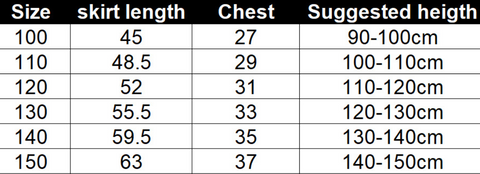 Kids Girls Cosplay Costume Outfits Halloween Costume