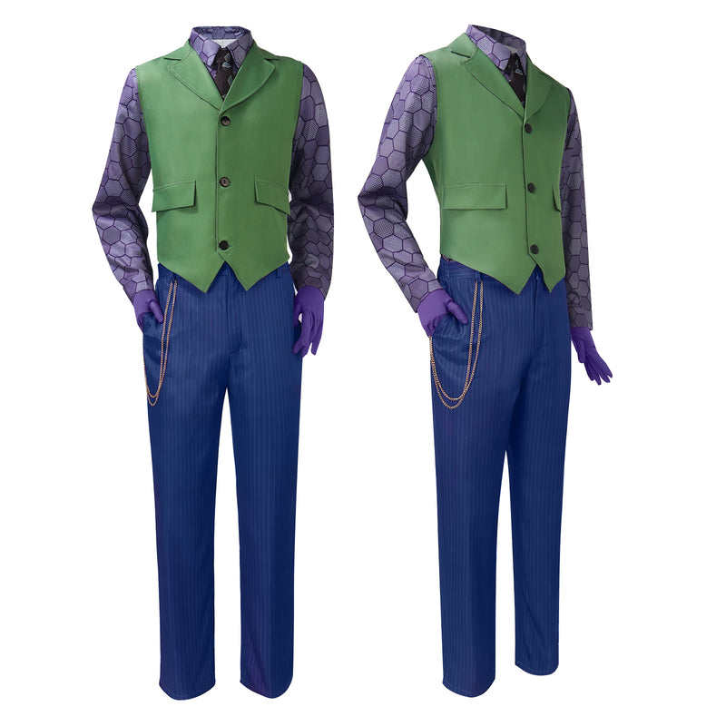 Joker:Purple Suit Costume Batman Cosplay The Dark Knight-Joker Suit Cosplay Coat Halloween