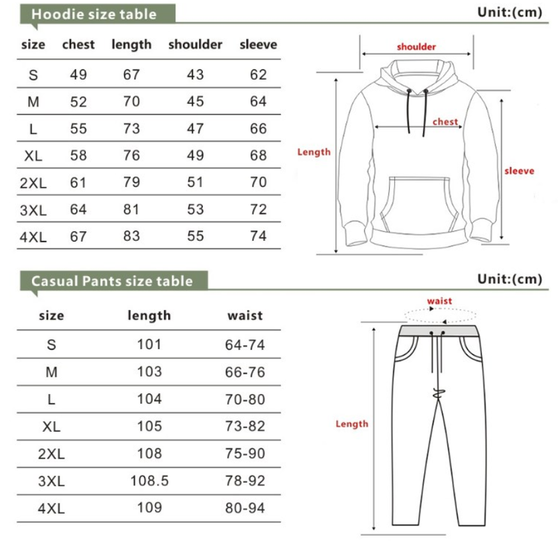 [All Sizes In Stock] My Hero Academia: Bakugou Katsuki Cosplay Hoodie Casual Pants Set Adult 3D Print Sweatshirt Pullover Sweatpants Joggers Trousers Two Piece Sets