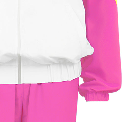 80s 80S 90S Retro hip-hop Cosplay Costume Adult Women Jacket Pants Sportwear Outfits Halloween Carnival Party Suit tracksuit women 80s