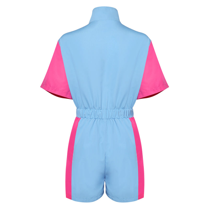 80s 90s Track Suits Set Colored sportswear Women's One Piece Set Cosplay Costume Outfits Halloween Carnival Suit