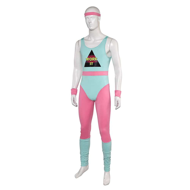 80s Costumes For Men Workout Cosplay Costume Outfits Halloween Carnival Suit 80s Exercise Costumes 80s Fitness Costumes Men