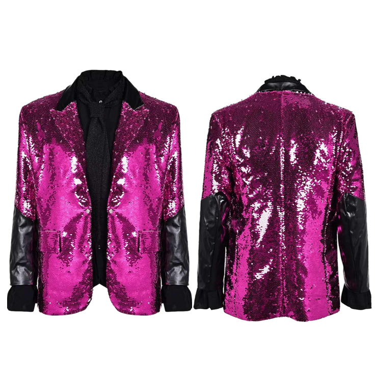 Rite Here Rite Now Costume Ghost Cosplay Purple Suit For Adult Man Halloween Costume