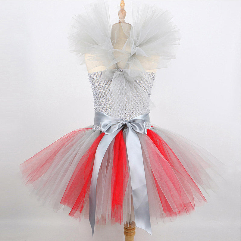 SeeCosplay Kids Girls Clown TuTu Dress Cosplay Costume Outfits Halloween Carnival Party Suit GirlKidsCostume