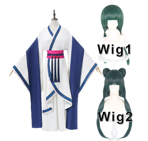 The Apothecary Diaries Costume Maomao Cosplay White Hanfu For Adult Female Halloween Costume