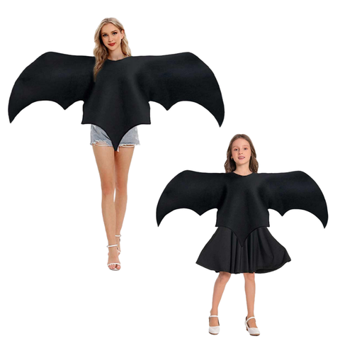 Black Bat Adult and Children's Playwear Halloween Costume