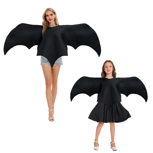 Black Bat Adult and Children's Playwear Halloween Costume