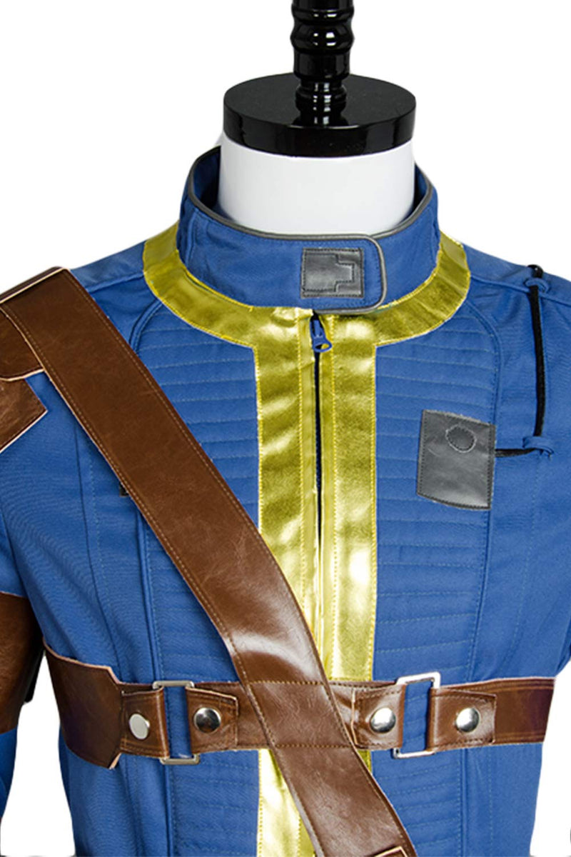 Fallout:Vault Suit NO.111 Vault Jumpsuit  #111 Fallout Lucy 4 FO Nate Vault jumpsuit Costume