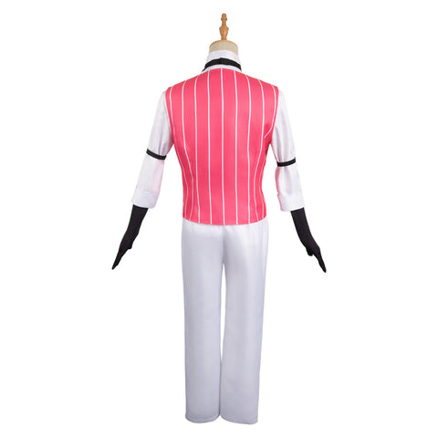 SeeCosplay Hazbin Hotel Lucifer Pink Vest Suit Cosplay Costume Outfits Halloween Carnival Suit