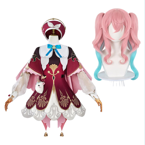 Honkai Star Rail Costume Hyacine Cosplay Red Dress For Adult Female Halloween Costume