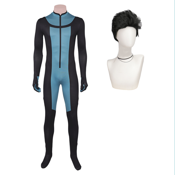 Invincible Mark Grayson Cosplay Costume Green Jumpsuit For Adult Man Halloween Costume