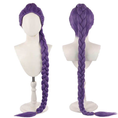 Rumi Cosplay Accessory Purple Long Wig