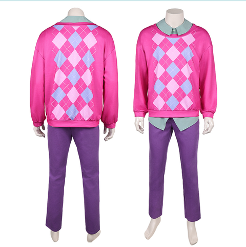 Baby Cosplay Pink Outfit For Adult Man Halloween Carnival Suit-Seecosplay