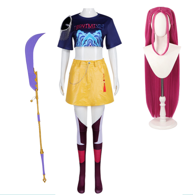 Mira Cosplay Blue Outfit For Adult Female Halloween Carnival Suit