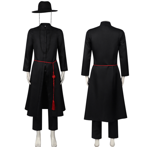 Cosplay Black Outfit For Adult Man Halloween Carnival Suit