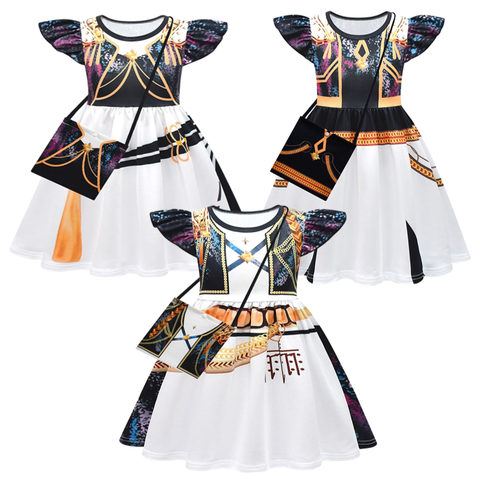 Zoey Rumi Mira Cosplay White Dress For Children Girls Female Halloween Carnival Suit-Seecosplay