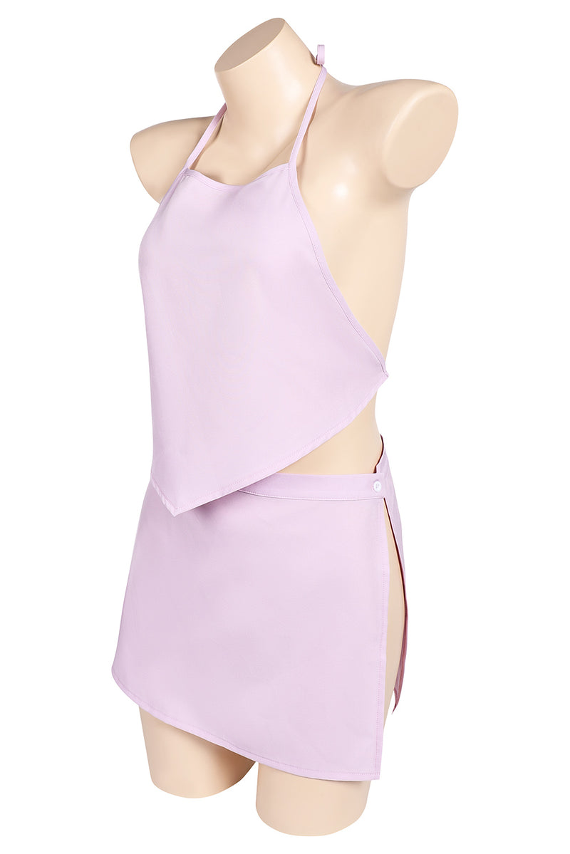 The Apothecary Diaries Costume Mao Mao Cosplay Pink Suit For Adult Female Halloween Costume