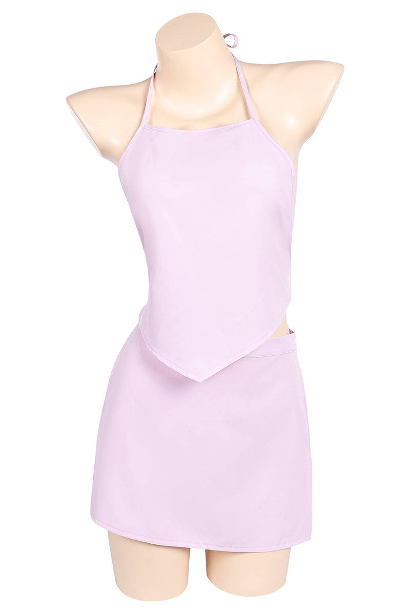 The Apothecary Diaries Costume Mao Mao Cosplay Pink Suit For Adult Female Halloween Costume