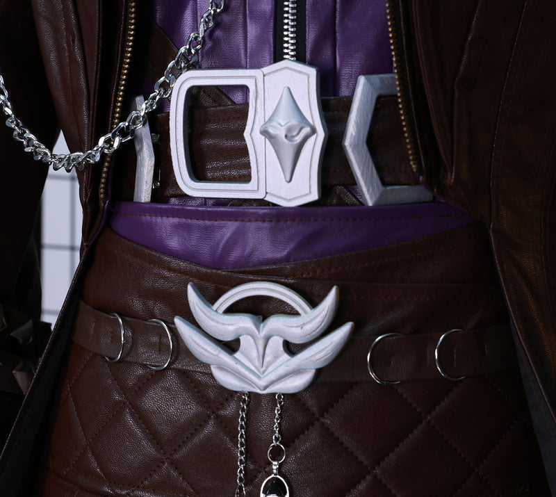 Love and Deepspace Costume Abysswalker Rafayel Nightwalker MC Black Adult Male Suit