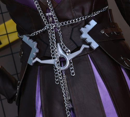 Love and Deepspace Costume Abysswalker Rafayel Nightwalker MC Black Adult Male Suit