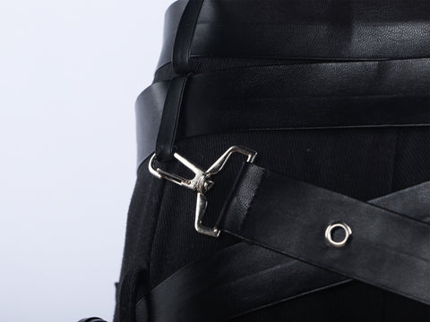 Love and Deepspace Costume Miss e Cosplay Black Adult Female Suit