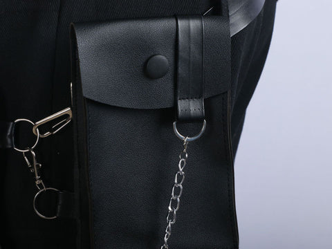 Love and Deepspace Costume Miss e Cosplay Black Adult Female Suit