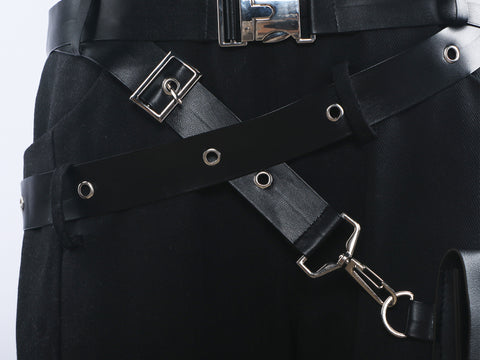 Love and Deepspace Costume Miss e Cosplay Black Adult Female Suit